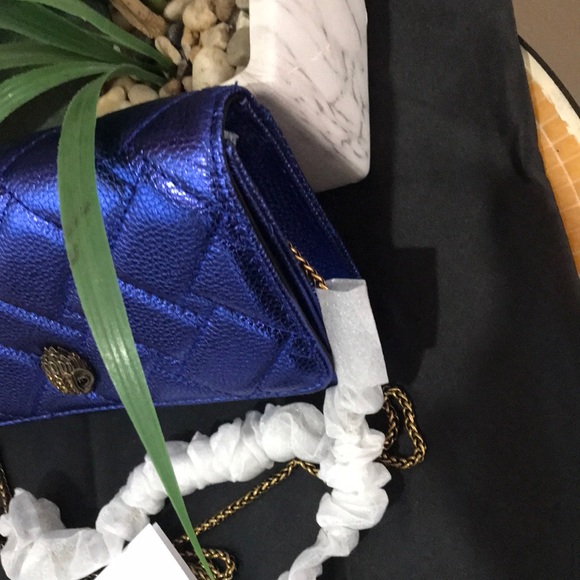 - Kurt Geiger London Extra Mini Kensington Metallic Bronze Hardware Crossb… - Picture 6 of 17